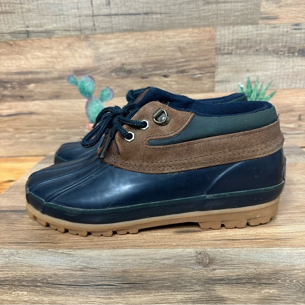 G.H. Bass & CO Gayle rubber duck shoes rain clogs women’s size 8 - Picture 3 of 7